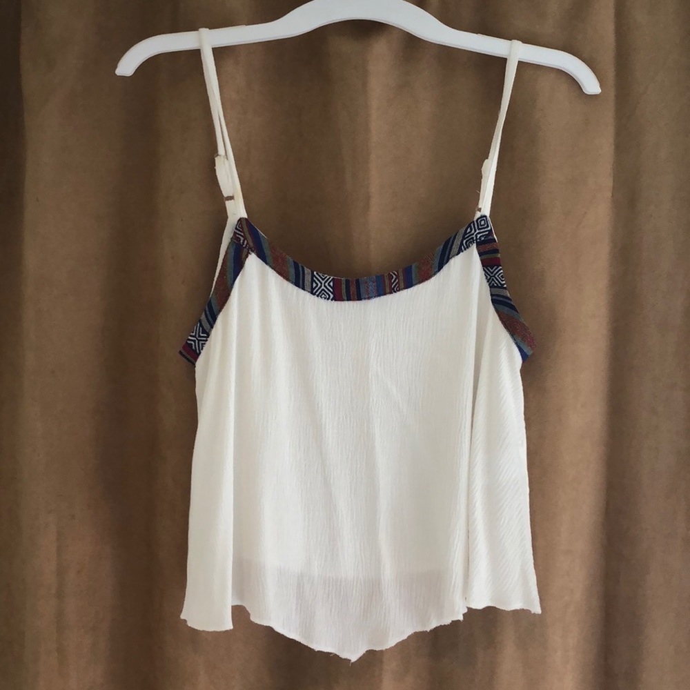 White Crop Top by Ocean Drive